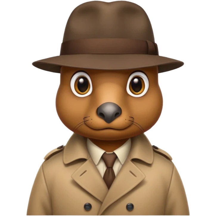 platypus detectiv emoji