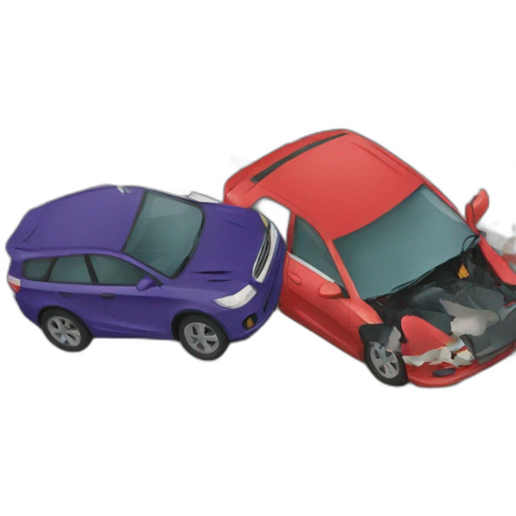 car crash emoji