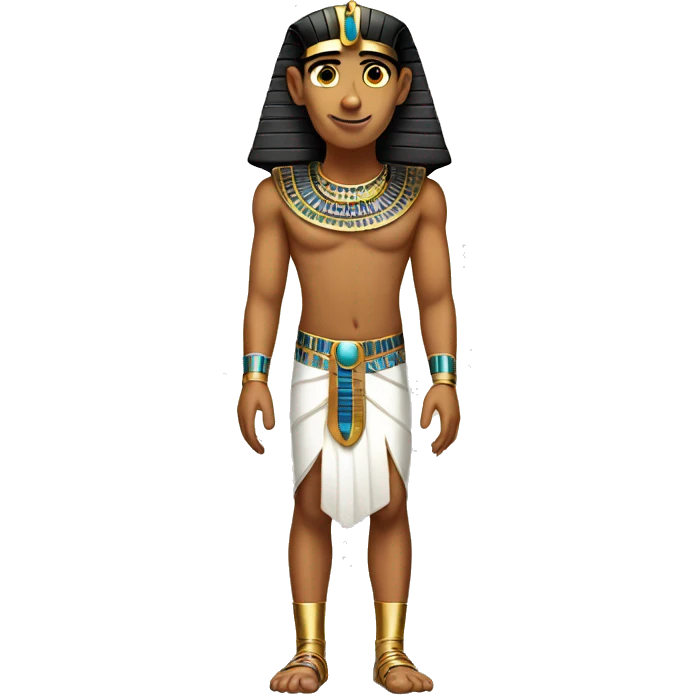 Full-length Egyptian emoji