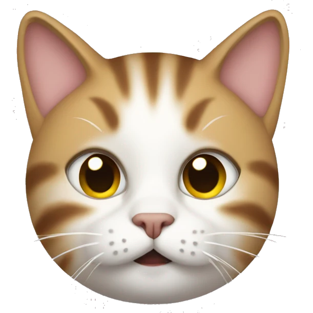cat in white sveater emoji