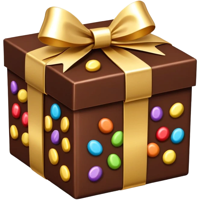 gift box of chocolate candies emoji