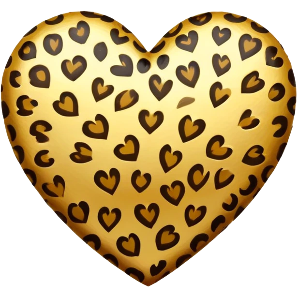 Cuore leopardo  emoji