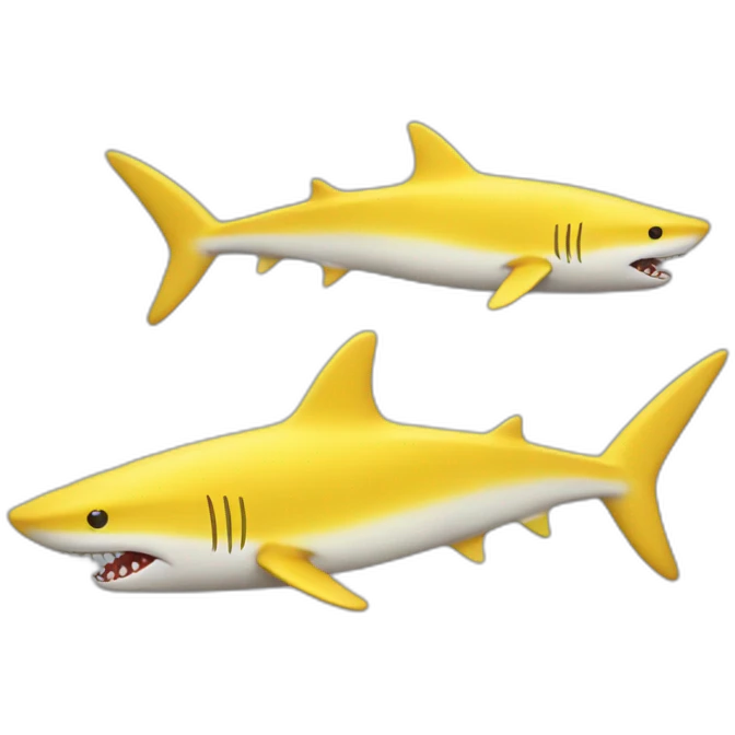 yellow shark emoji