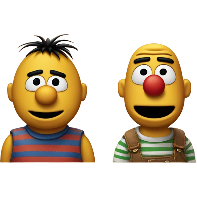 Bert and Ernie  emoji