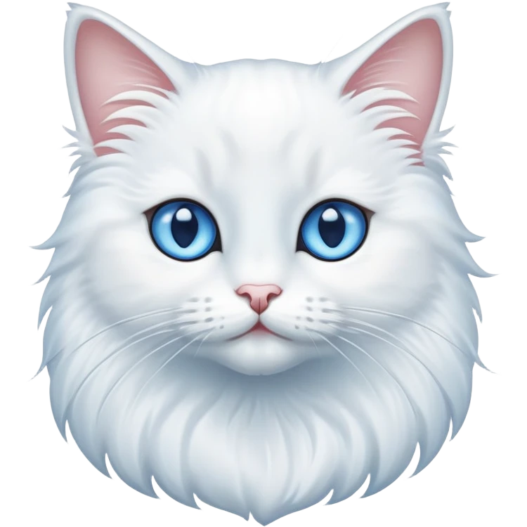 White Siam cat emoji