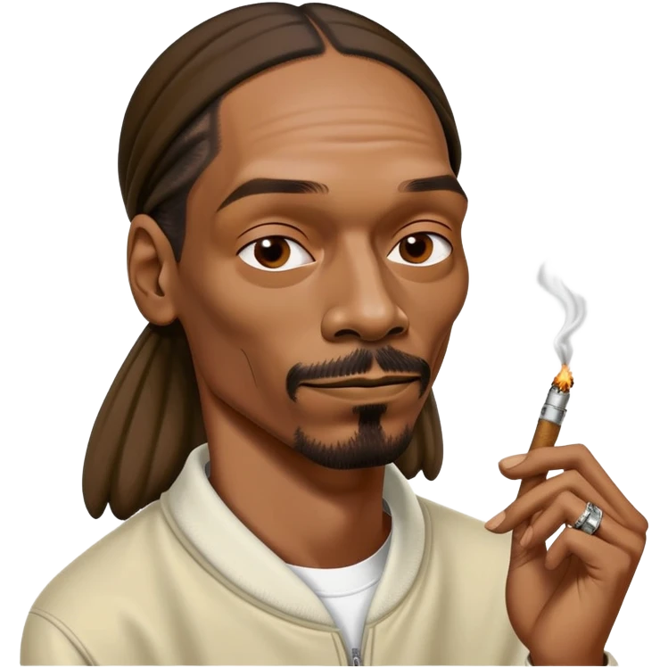 Snoop dogg smoking blunt emoji