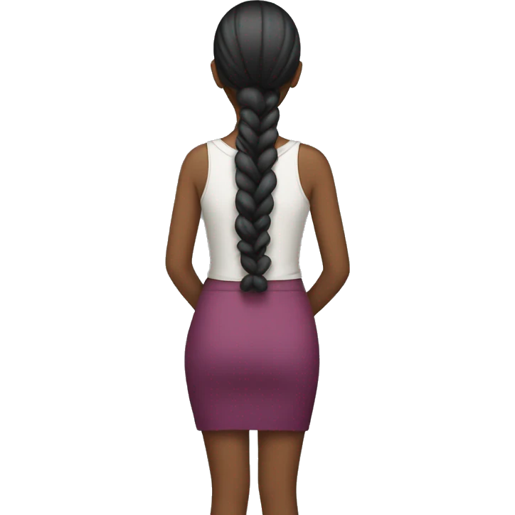 woman back emoji