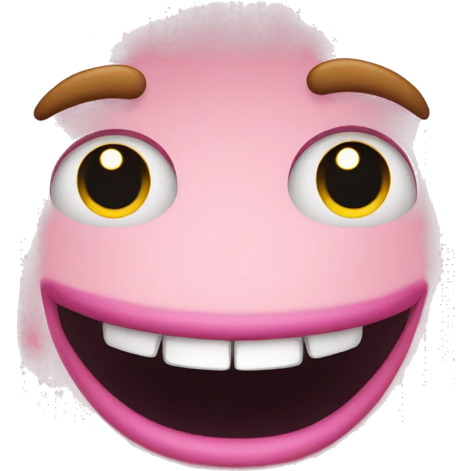 Fake smile emoji