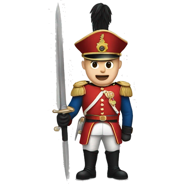Royal guards of great britain surprised emoji