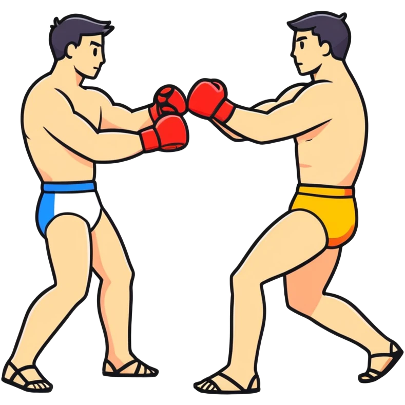 Gay fight emoji