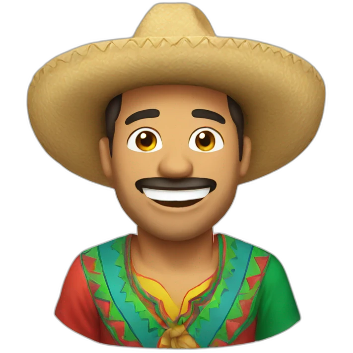 Very happy mexican emoji emoji