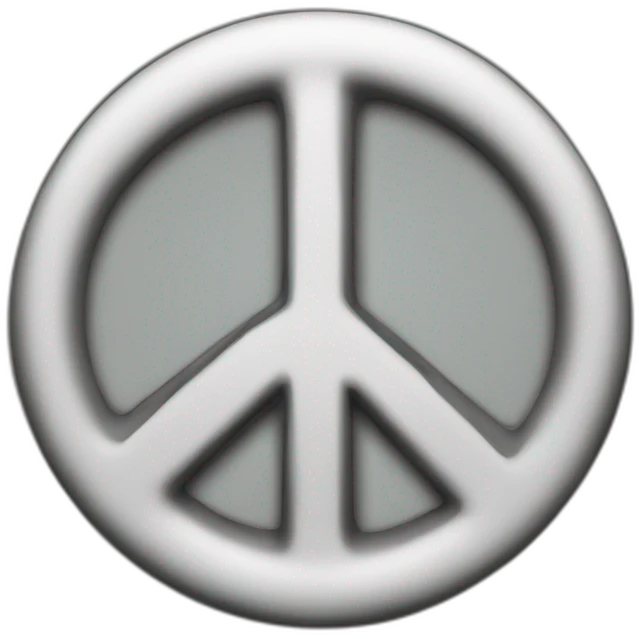 two peace sign emoji