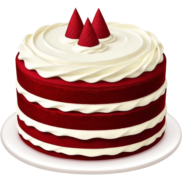 Red velvet cake emoji
