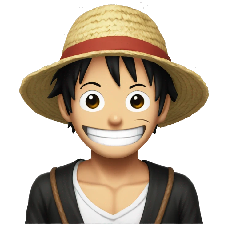 luffy from one piece emoji