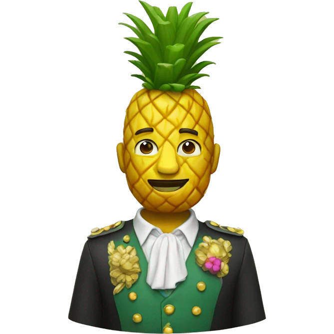 pineapple king emoji