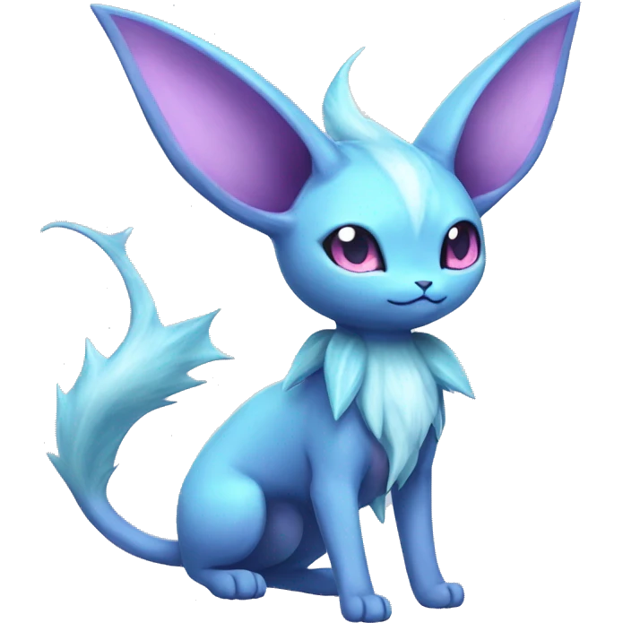 Espeon-Vaporeon full body emoji