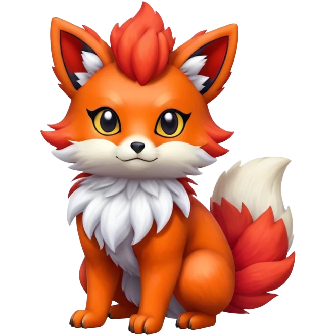 Vulpix-Litten-Fakémon-hybrid-creature (full body)  emoji