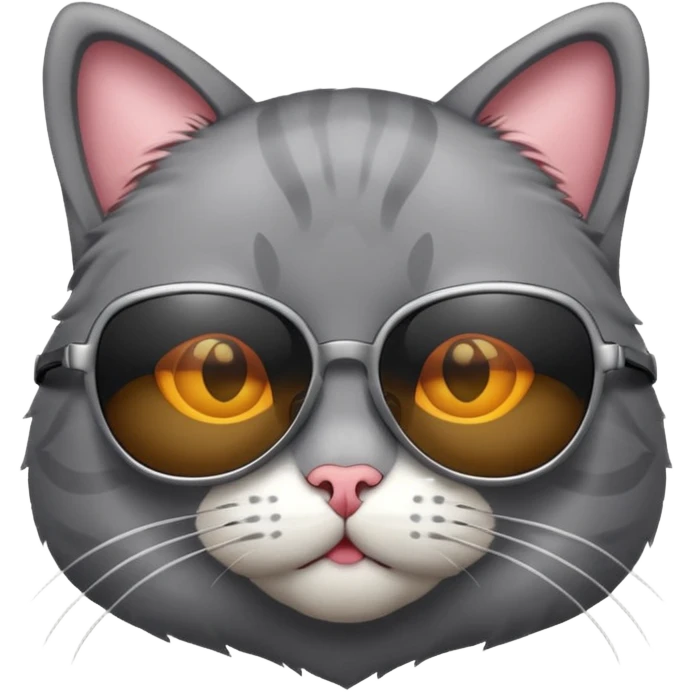 Cat wearing sunglasses emoji
