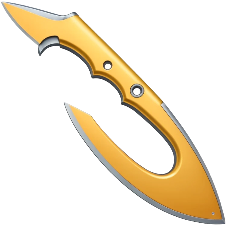 Drop point blade emoji