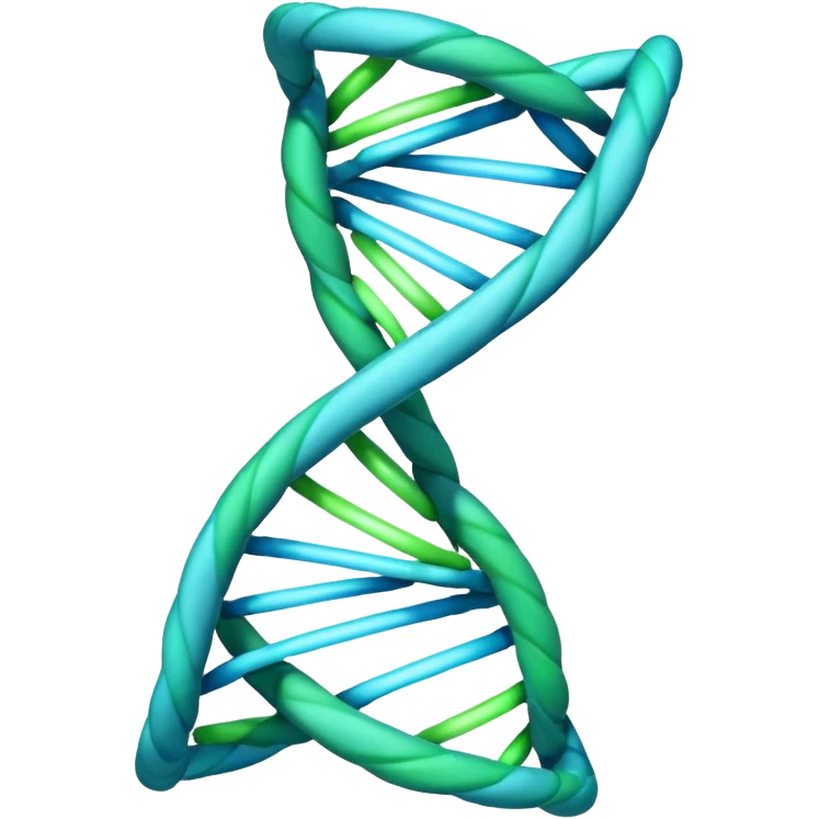 make me a DNA emoji unlike any already existing official one emoji