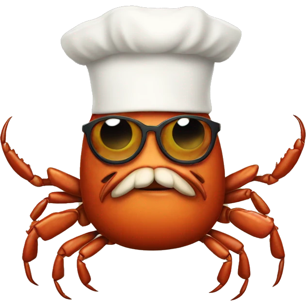 Crab with Beard emoji