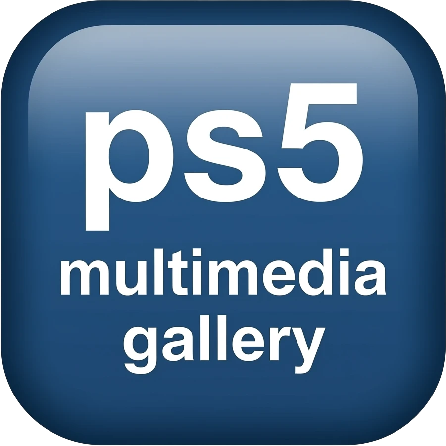 icone ps5  avec ecrit  ps5 galerie multimedia emoji