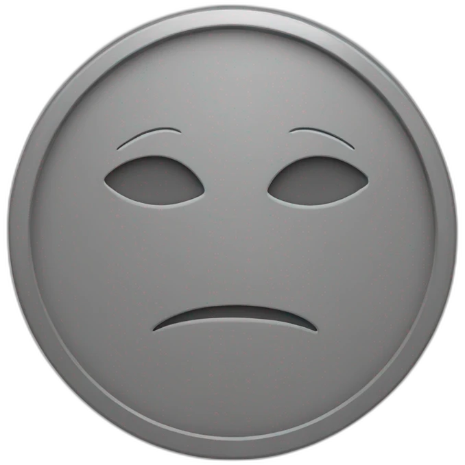 Gray coin like this 🪙 emoji