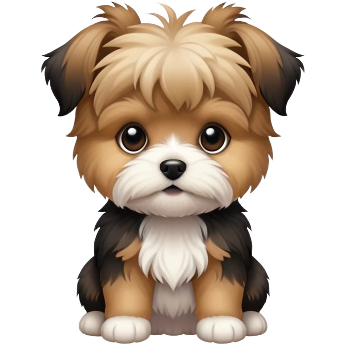 Puppy shorkie emoji