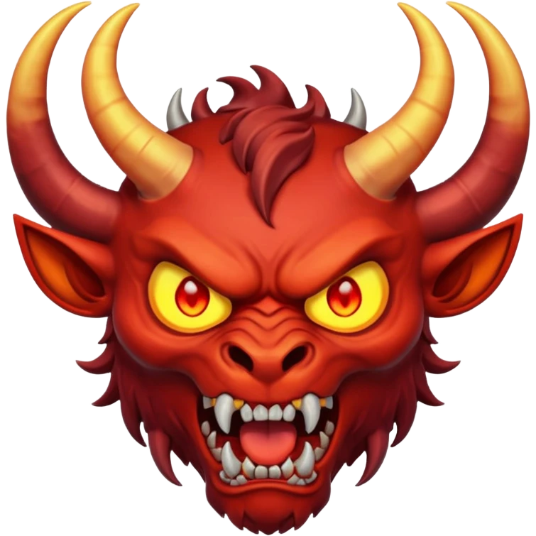 demon rage emoji