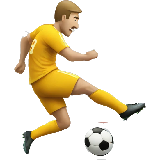 Goal football emoji