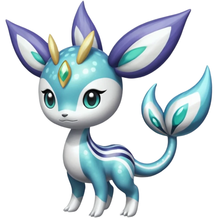 Shiny Spotted Striped Colorful-Fruity-Splash-marked Meloetta-Kyurem-Dialga-Suicune-Pteromon-hybrid emoji