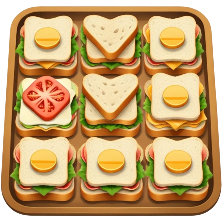 sandwich tray emoji