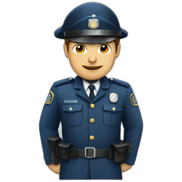 French policeman emoji