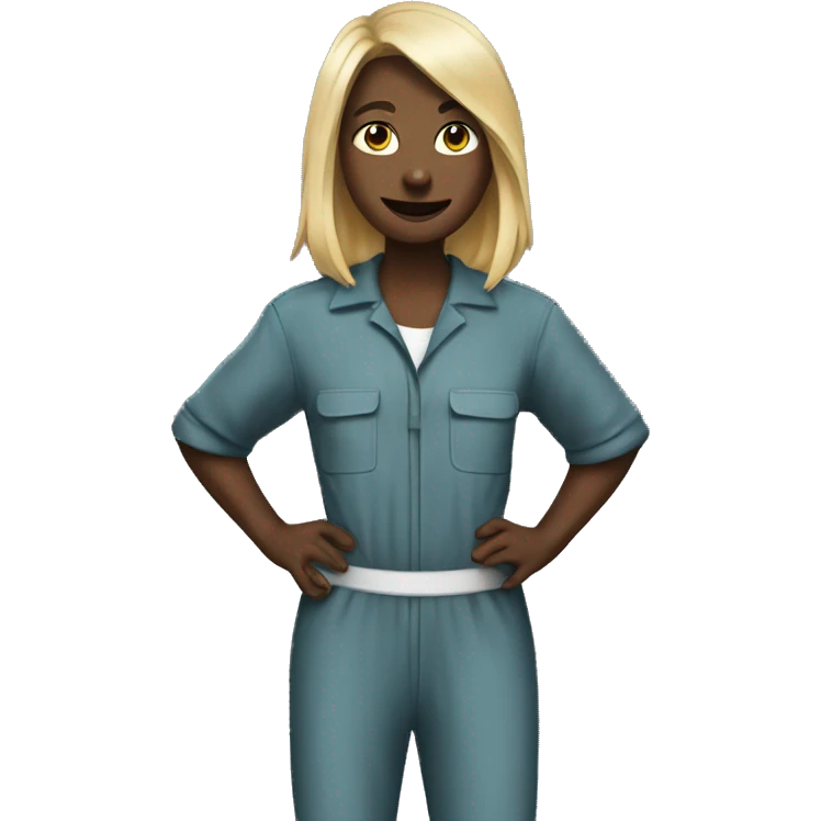 jidion in a prison jumpsuit emoji