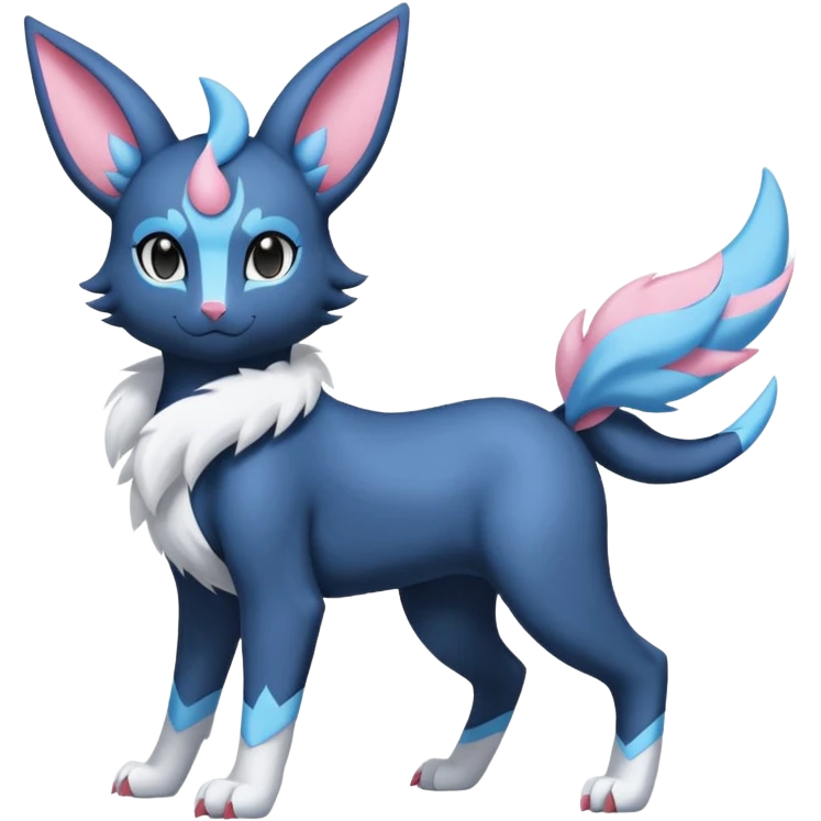 Luxray-Absol-Sylveon-Dewott-fusion emoji