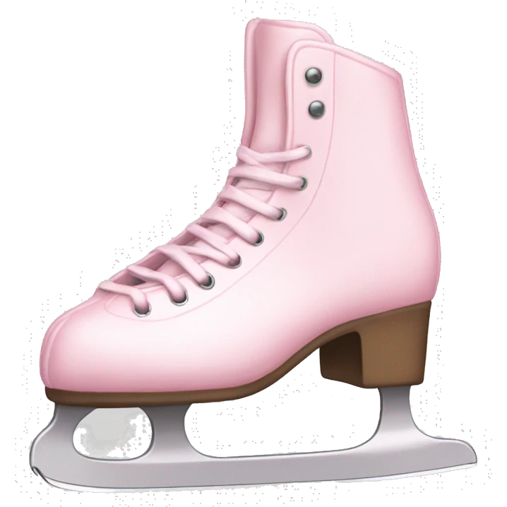 pastel pink ice skates emoji