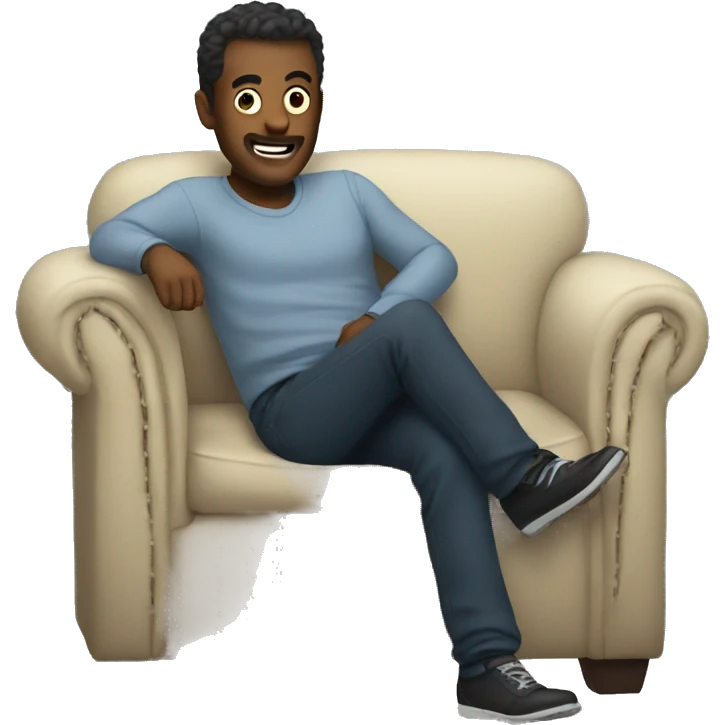 Man on the couch emoji