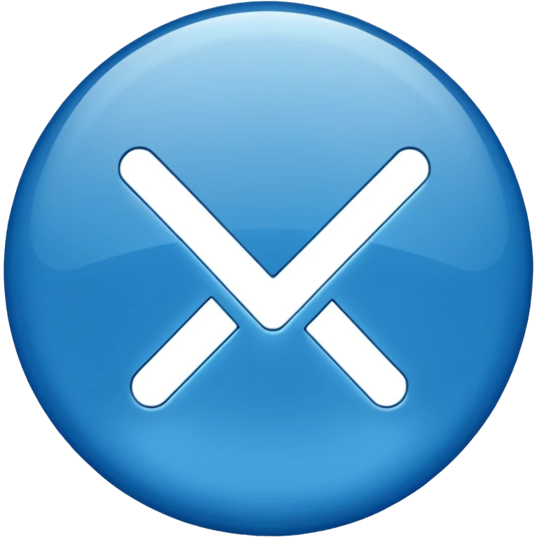 Blue verification tick emoji