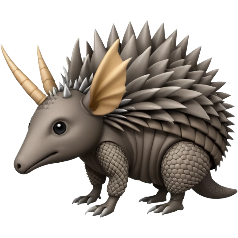 winged armadillo emoji