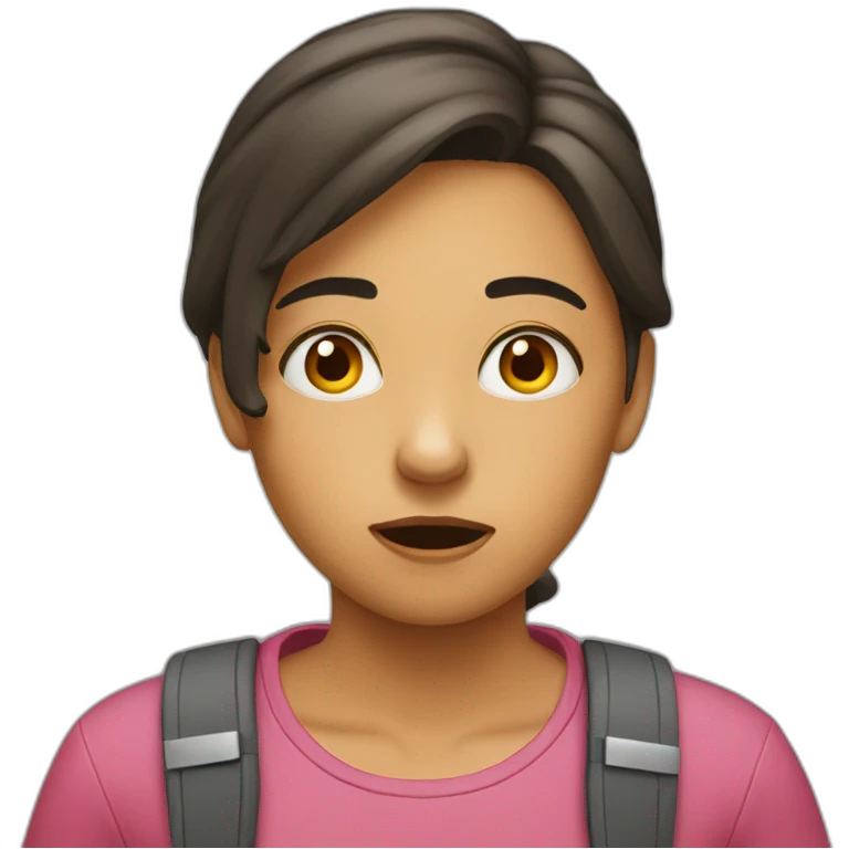 girl confused emoji