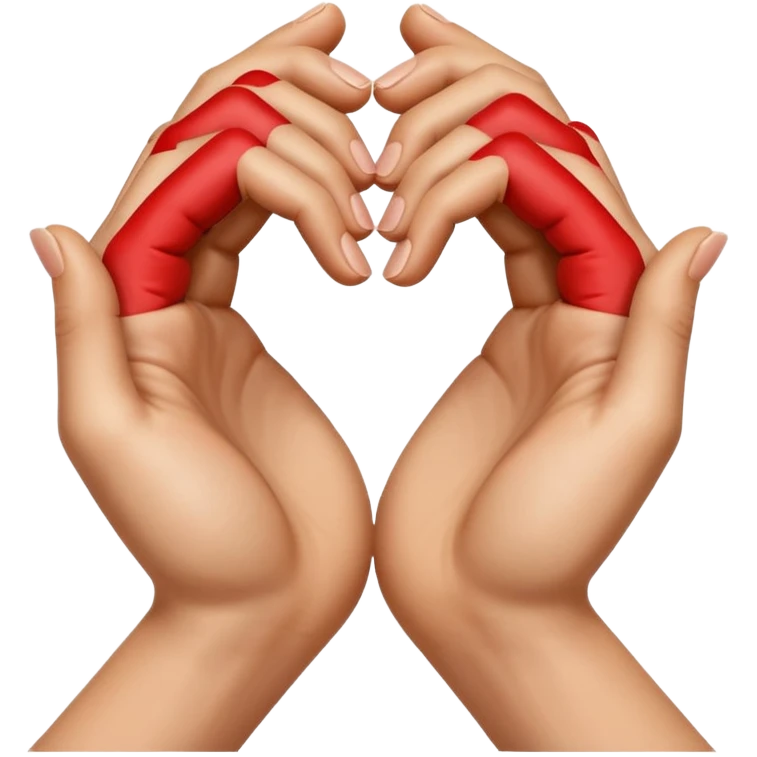 hands forming a heart shape emoji