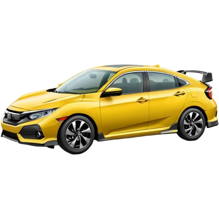 honda civic yellow emoji