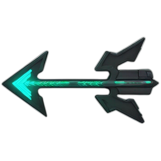 cyberpunk style arrow emoji