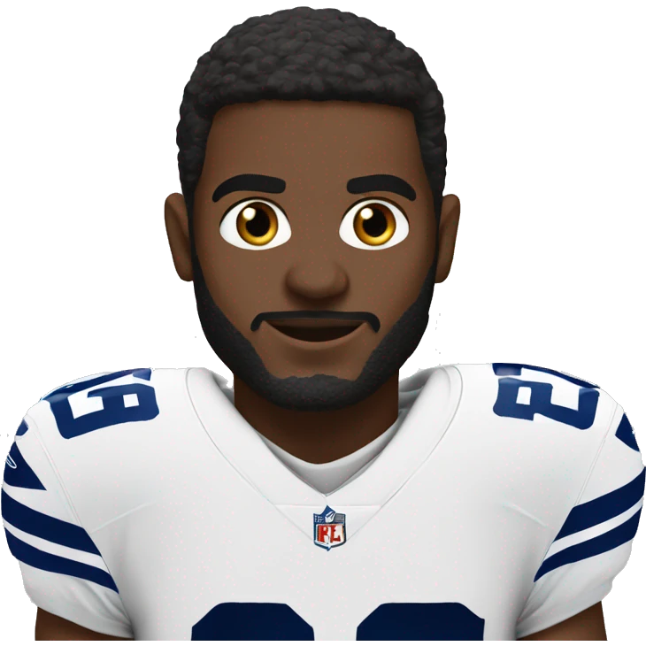 NFL football player, Dallas cowboys, tacjle emoji