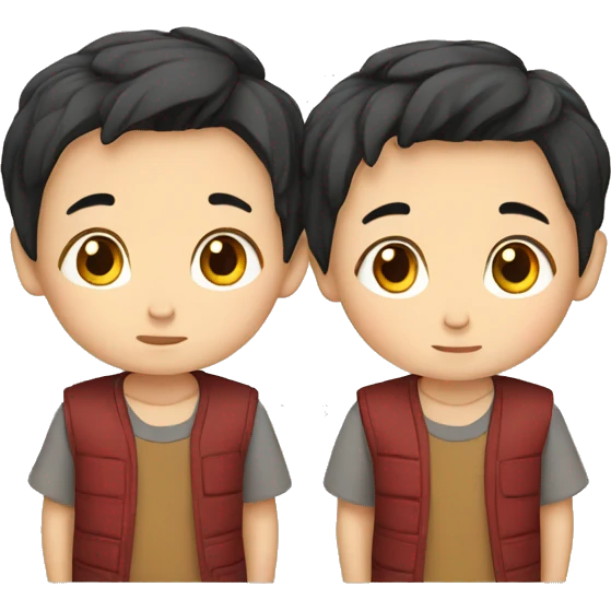 Han Chinese Twin boys emoji
