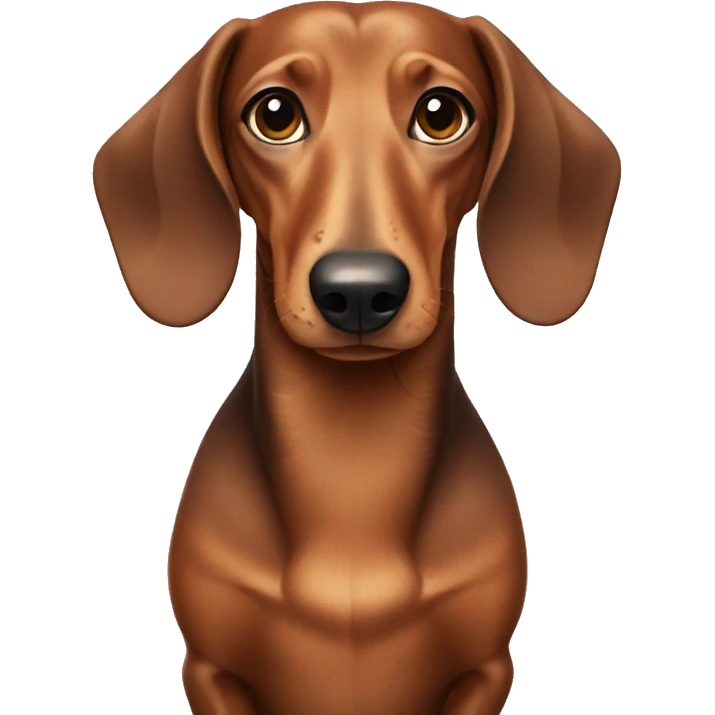 Long dachshund emoji
