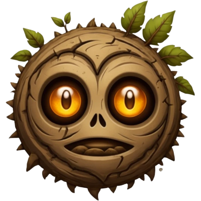 dirt elemental tattoo motif emoji