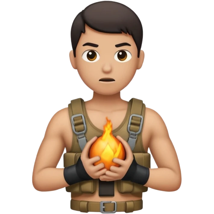 Bomb strapped to my chest emoji