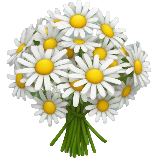 Daisy bouquet emoji