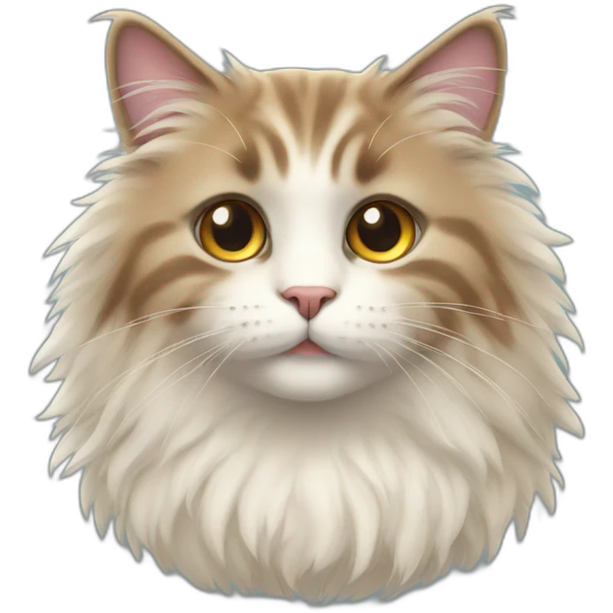 fluffy cat emoji